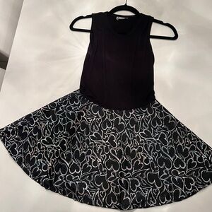 Soft, pretty, comfortable, dressy, hearts Dori Creations sleeveless girl’s dress